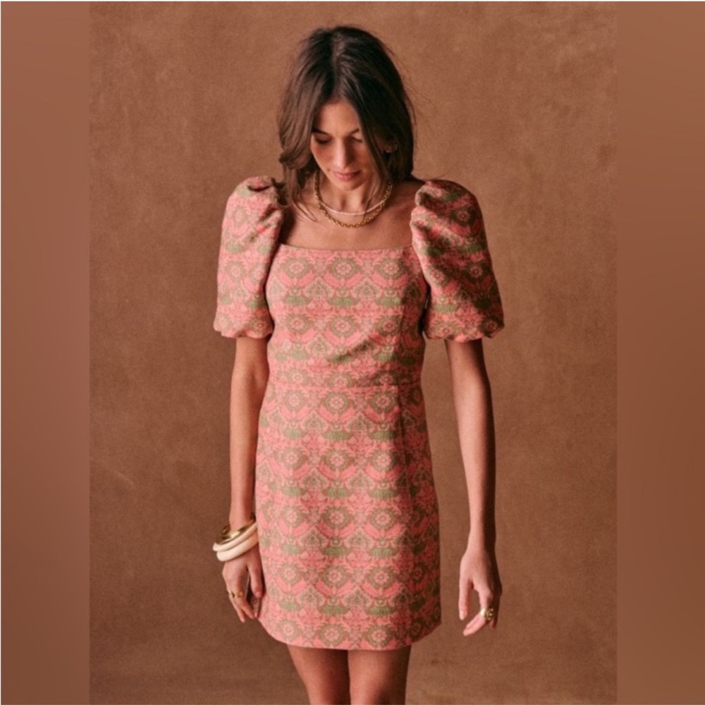 Sezane Allya Dress in Spring Jacquard Size 4